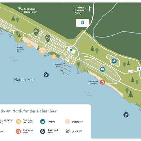 Neukieritzsch Haus Im Schilf 2 - Ferienwohnungen Am Hainer See Bei Leipzig מראה חיצוני תמונה